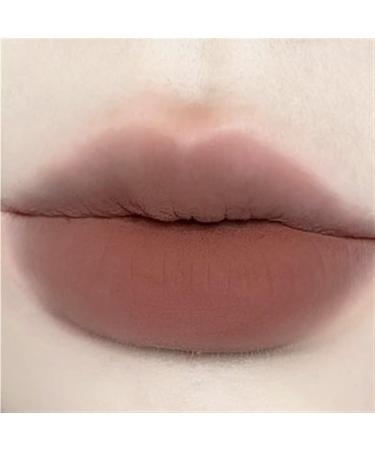 BADALO Velvet Mist Water Mist Lip Mud Soft Silky Matte Matte Vegan White NonStick Lip Gloss Lip Glaze Lipstick Color 4 milk coffee chestnut brown - Buy Online on GoSupps.com