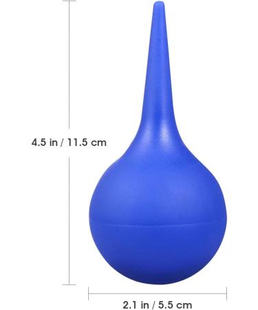 EXCEART 75ml Ear Syringe Bulb - Rubber Earwax Remover & Squeeze Ball for Home & Laboratory (Blue) - Buy Online on GoSupps.com