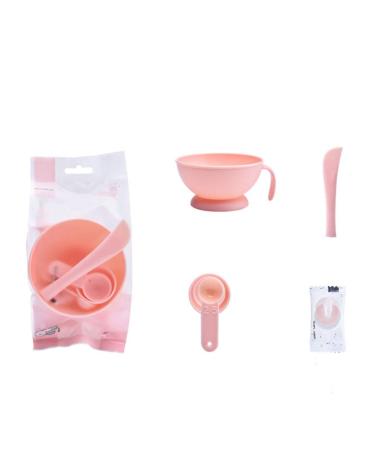 Beaupretty Spatula Set Spatula Set Spatula Set Makeup Face Mask Mixing Bowl Facemask Mixing Tool Kit Mask Bowl Stick Spatula Spoon Measuring Cup Skin Care Women Makeup Clay Mask Clay Mask Clay Mask Pink