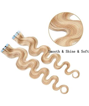 Rich Choices Tape In Extensions - Real Remy Hair 20 Pcs Ashblond/WeiÃblond #18/613 40cm 50g - International Shipping Available - Buy Online on GoSupps.com