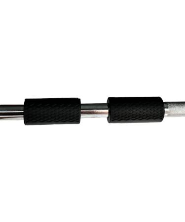 YUHQC Weight Bar Grips - Standard Barbell/Dumbell Thick Bar Training Adapter for Weightlifting & Cable Attachments - Fitness Rope Grips for Arm & Forearm Strength - Black - Buy Online on GoSupps.com