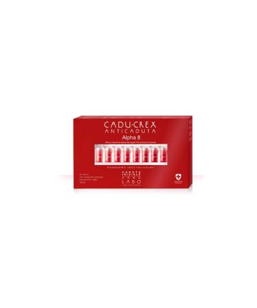 LABO CADU-CREX Alpha8 Traitement anti-chute Cheveux d'initiation pour homme Hairloss 20 ampoules