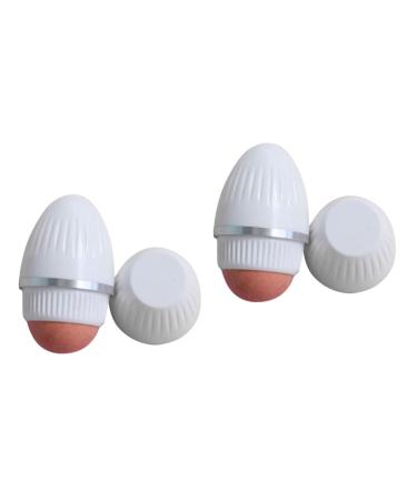 Beavorty 2pcs Oil Absorbing Beauty Stick Roller Walker Oil Remover for Face Remove Oil 5.70X3.00X3.00CMx2pcs Whitex2pcs