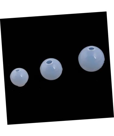 NUOBESTY 9pcs Resin Epoxy Candle Molds Mini Sphere Diy Silicone Mold Epoxy Resin Crystal Epoxy Bracelet Beads White 3.50X3.50X3.50CM - Buy Online on GoSupps.com