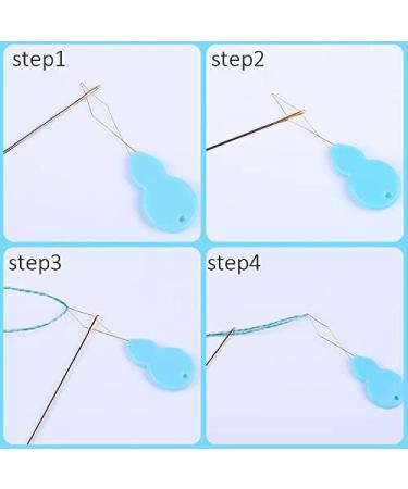 Acne Needle Set - 30 PCs Pearl Needles 5 Sizes & 20 Straight Needles for Easy Threading - Ideal for Bracelets & Necklaces - Buy Online on GoSupps.com