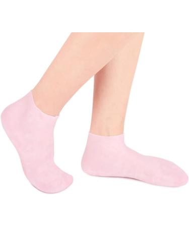 moisturising socks Moisturizing Socks Overnight Spa Cotton Socks Treatment Intensive Repair Dry Cracked Feet Pink L - Buy Online on GoSupps.com