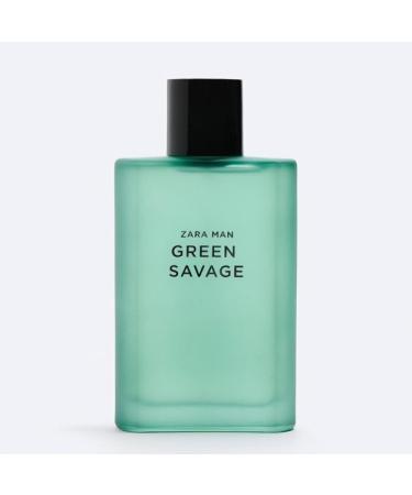 Zara Man Green Savage Cologne for Men EDT Eau De Toilette 90 ML (3.04 FL OZ) - Buy Online on GoSupps.com