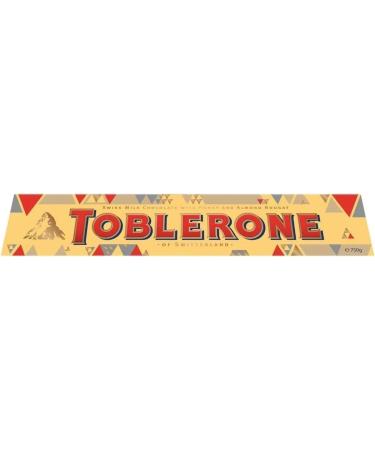 Toblerone Swiss Milk Chocolate with Honey and Almond Nougat 750g (26.5oz) - Buy Online on GoSupps.com