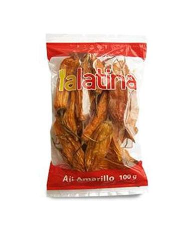Dried yellow Mirasol pepper, 100g pack - Aji Mirasol Amarillo Seco LA LATINA 100g