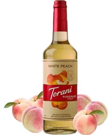 Torani Puremade White Peach Flavour Syrup 750ml Bottle 2 Pack - Buy Online on GoSupps.com
