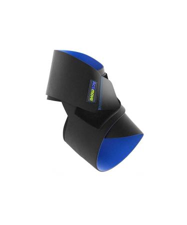 Sports Edition Ankle Brace for Men & Women | Adjustable Compression Support for Sprains Achilles Tendonitis & Plantar Fasciitis - Universal Fit Black - Buy Online on GoSupps.com