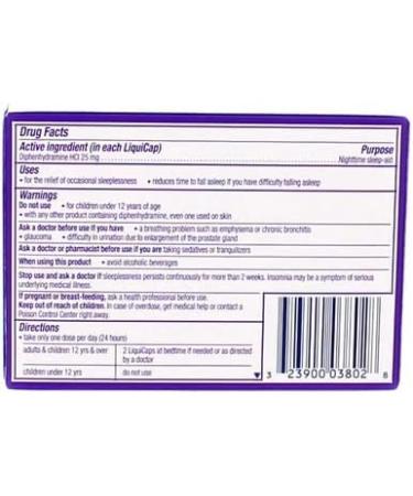 ZzzQuil Nighttime Sleep-Aid LiquiCaps 12 ea (Pack of 6) - Buy Online on GoSupps.com