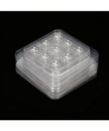Disposable Eyelash Adhesive Palette - 10 pcs Plastic False Eyelash Glue Holder - Buy Online on GoSupps.com