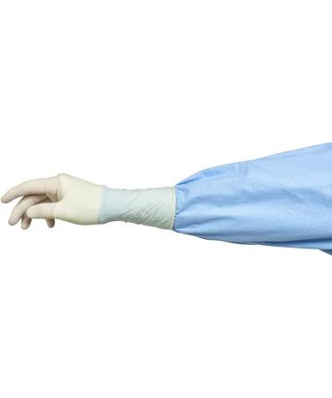 MediChoice HALYARD Micro Surgical Gloves - Synthetic Neoprene, 5.9 mil, Powder Free, Sterile, Size 8.5 Large, Cream - Box of 50 Pairs (100 Total) - Buy Online on GoSupps.com