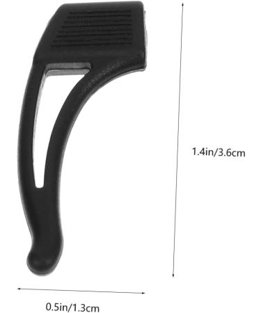 Healeved 20 Pairs Anti-Slip Silicone Glasses Covers & Holders | Ear Protectors for Schnapps Glasses | Durable Black & White Gel Pads (3.6x1.3cm) - Buy Online on GoSupps.com