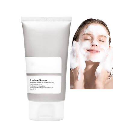 Squalane Facial Cleanser Face Wash for Gently Cleaning Pores Gentle Face Cleanser for Dry & Sensitive Skin Moisturising Cleanser with Efficient Squalane