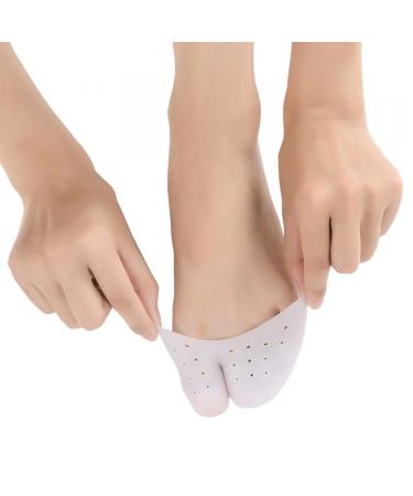 Footcare Forefoot Protector Gel Sleeve - 2 Piece Pain Relief Blister Protection & Cushion Guard for Ball of Foot & Metatarsal - International Shipping Available - Buy Online on GoSupps.com