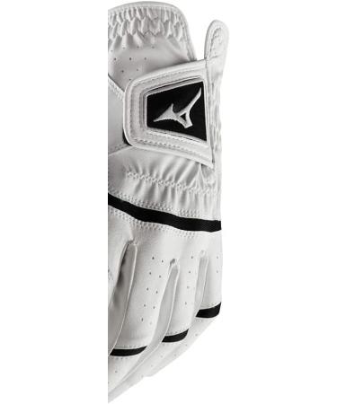 2020 Mizuno Elite Golf Glove Left Medium in White/Black - Premium Quality - Buy Online on GoSupps.com