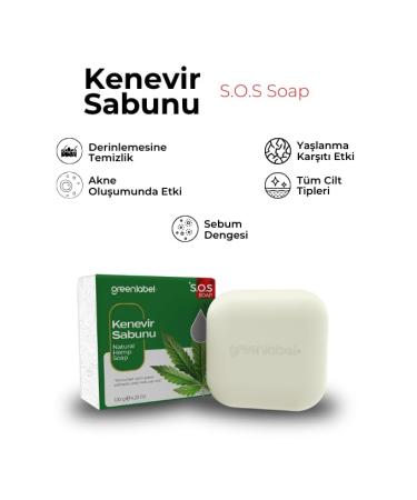 Hemp Soap Natural 120g - Eco-Friendly Nourishing & Moisturizing | Buy Online Internationally - Buy Online on GoSupps.com