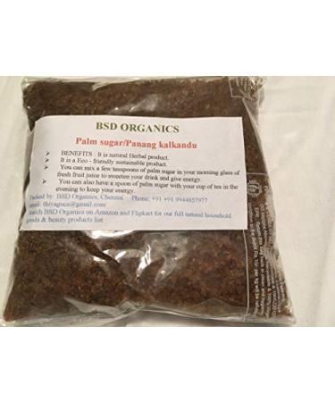 Natural Palm Sugar/Panang kalkandu/taad ke cheenee/T e sakkare/Kalkandu - 100 Gram / 3.5 Ounce