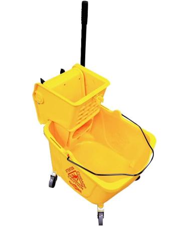 35 Qt Sidepress Bucket and Wringer Yellow Yellow 35 Qt - Buy Online on GoSupps.com