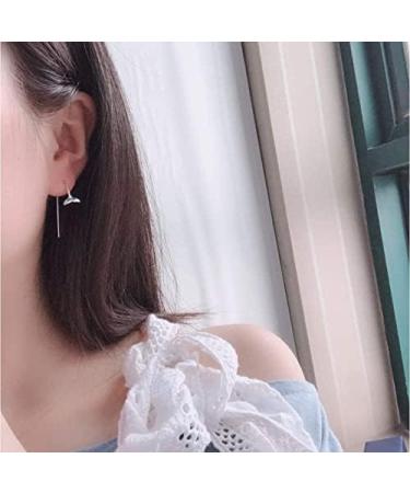 Ear Stud Earrings for Women Lovely Fishtail Simple Personality Ear Clips Charm Niche Temperament Animal Ear Pin Party Gift e Ear Studs - Buy Online on GoSupps.com