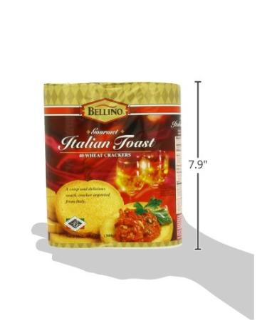 Bellino Italian Toast Wheat Crackers 10.5 oz - Authentic Italian Snack, Pack of 1 - Buy Online on GoSupps.com