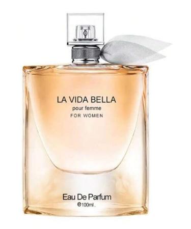 La Vida Bella for Women Eau De Parfum - Floral Amber Fragrance that Combines Top Notes of Raspberry Pink Pepper & Bergamot - Sugary Rush & Citrusy - Spicy & Rich Aromatic Scent 100ml Bottle