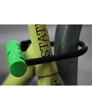 Buy Abus Iron Lock Ultra 410 + SH34 Holder + Fuse Cable Cobra 10/120 - Secure Bicycle Lock with Round Bracket - Security Level 8 - Black/Green - 18 cm | International Shipping Available - Buy Online on GoSupps.com