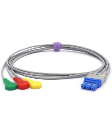 Sino-k Compatible PH ECG 3 Leadwires M1672A - IEC European Standard Snap for Global Shipping - Buy Online on GoSupps.com
