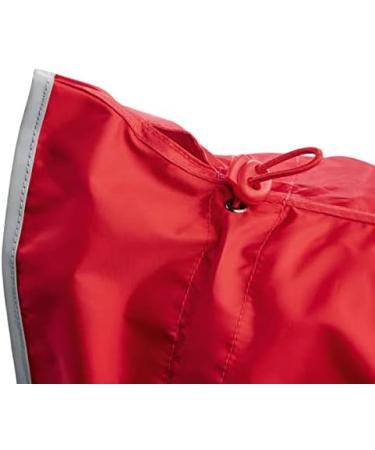 HUNTER UPPSALA Rain Dog Raincoat - Reflective Stripes Size 35 Red | Shop Internationally for Quality Pet Gear - Buy Online on GoSupps.com
