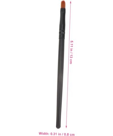 DOITOOL 10pcs Nose Shadow Brush Major Miss Highlight Brush 13x0.8cm Black - Buy Online on GoSupps.com