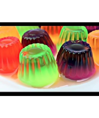 80g Instant Halal Vegetarian Jellies Dessert Sweet Dish Kids Children Celebrations Jelly (Pineapple) - Buy Online on GoSupps.com