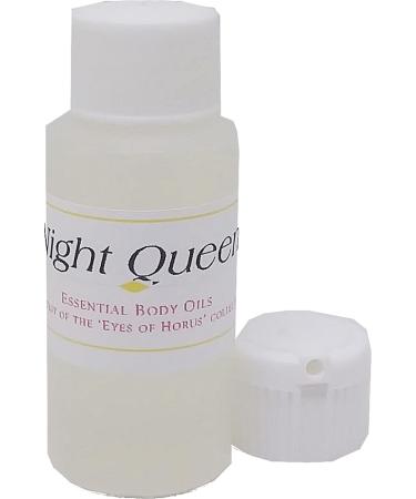 Night Queen Scented Body Oil Fragrance Flip Cap - Clear - 1 oz. - ID#4974 1 Fl Oz (Pack of 1)