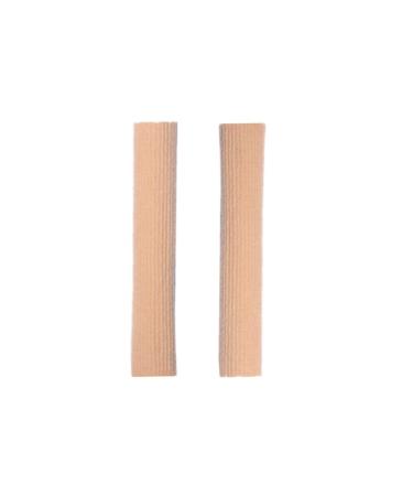 Toe Separator Tubes 2pcs Sets Hammer Toe Tubes Toe Care Sets Protector Gel Nursing Kit Khaki Fiber Tube Toe Cushion Tube
