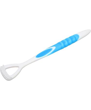 Verdant Touch Oral Care Tongue Scraper | Ergonomic Bad Breath Remover - Blue - Buy Online on GoSupps.com