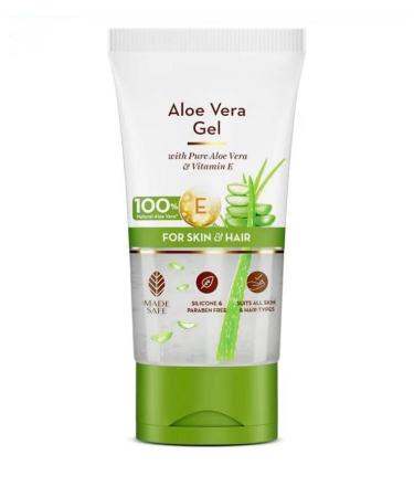 Luxe Aloe Vera Gel With 100% Pure And Natural Aloe vera and Vitamin E For skin and Hair/For Men And Women/150ml.