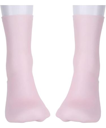 Sonew Silicone Moisturizing Socks High Elastic Prevent Cracking Gel Sock for Dry Cracked Feet Spa Gel Socks (S) - Buy Online on GoSupps.com