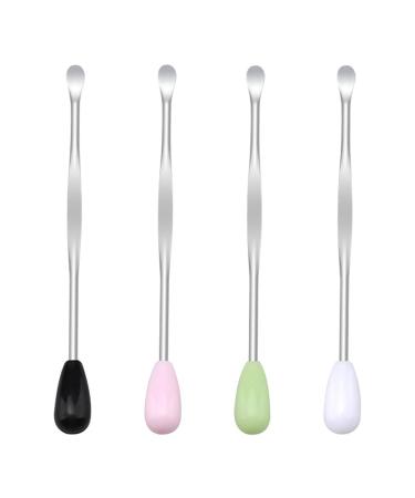 iminfit 10Pcs Stainless Steel Ear Cleaner Ear Pick Ear Spoon Earwax Curette Remover Earpick Tool for Adult Children