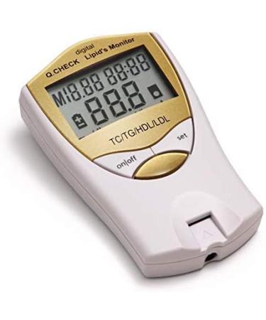 Helse Q.Check Digital Home Cholesterol & Lipid Test Meter - Total Cholesterol, LDL, HDL, Triglycerides Monitor - 1 Count - Buy Online on GoSupps.com