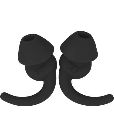 Soft Silicone Reusable Ear Plugs for Sleeping - Noise Reduction & Comfort - Black - Buy Online on GoSupps.com