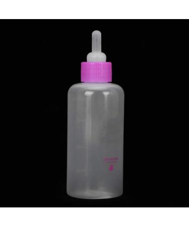Durable 60ml Pet Milk Bottle | Breeding Bottle for Puppies & Kittens - Water Feeder Set with Nipple Brush (Pink) - Buy Online on GoSupps.com
