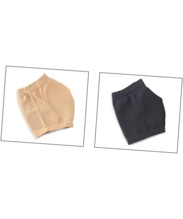 FRCOLOR moisturizing Socks Hydrating Socks moisturizer Socks Heel Socks tendonitis Socks Gel Heel pad Black Socks Black Gel Heel Sock Black Heel Spa Protector Absorber - Buy Online on GoSupps.com