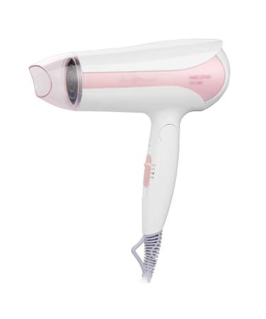 ADITAM Dual Voltage Hair Dryer 2000 Watts for Travel and Home Using Folding Handle Blow Dryer Dc Motor/Pink Double The Comfort