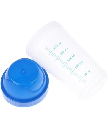 2pc 300ml Transparent Shaker Bottle Milkshake Protein Powder Mixing Bottle Shake Cup Practical Water Bottle Drinkware - Buy Online on GoSupps.com