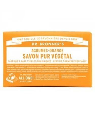 Dr Bonner's - Citrus Pure-Castile Bar Soap - 5 oz.