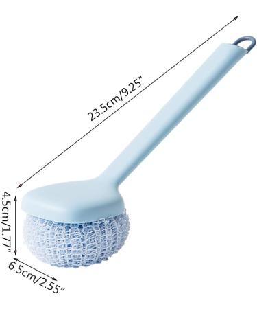 SZHO Long Handle Cleaning Hanging Household Pot Brush for Pans Pots Kitchen Stoves Kitchen Utensils Cleaning Ideal for Clean White - Buy Online on GoSupps.com