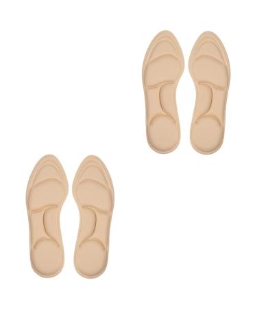 Beaupretty 2pcs Absorption Pad Insoles for Plantar Shoe Filler Orthotic Shoe Insoles Women Insoles for Shoes Absorption Insoles Shoe Insert Breathable Insert Pad Full Pad Sponge 5d As Shownx2pcs mediumx2pcs