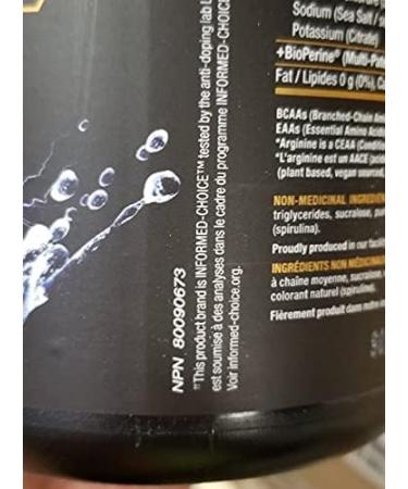 PVL EAA BCAA COMPLETE | Pre Intra or Post Workout EAA/BCAA with L-Arginine Amino Acid Supplement Keto Friendly 369 g (30 servings) Tropical Punch - Buy Online on GoSupps.com