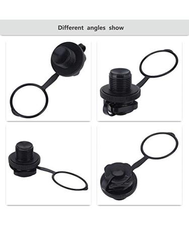 Zerone Inflatable Boat Air Valve Caps - 2PCS Replacement Plugs for Raft, Kayak, and Boat - One-Way Inflation Spiral Design - Buy Online on GoSupps.com
